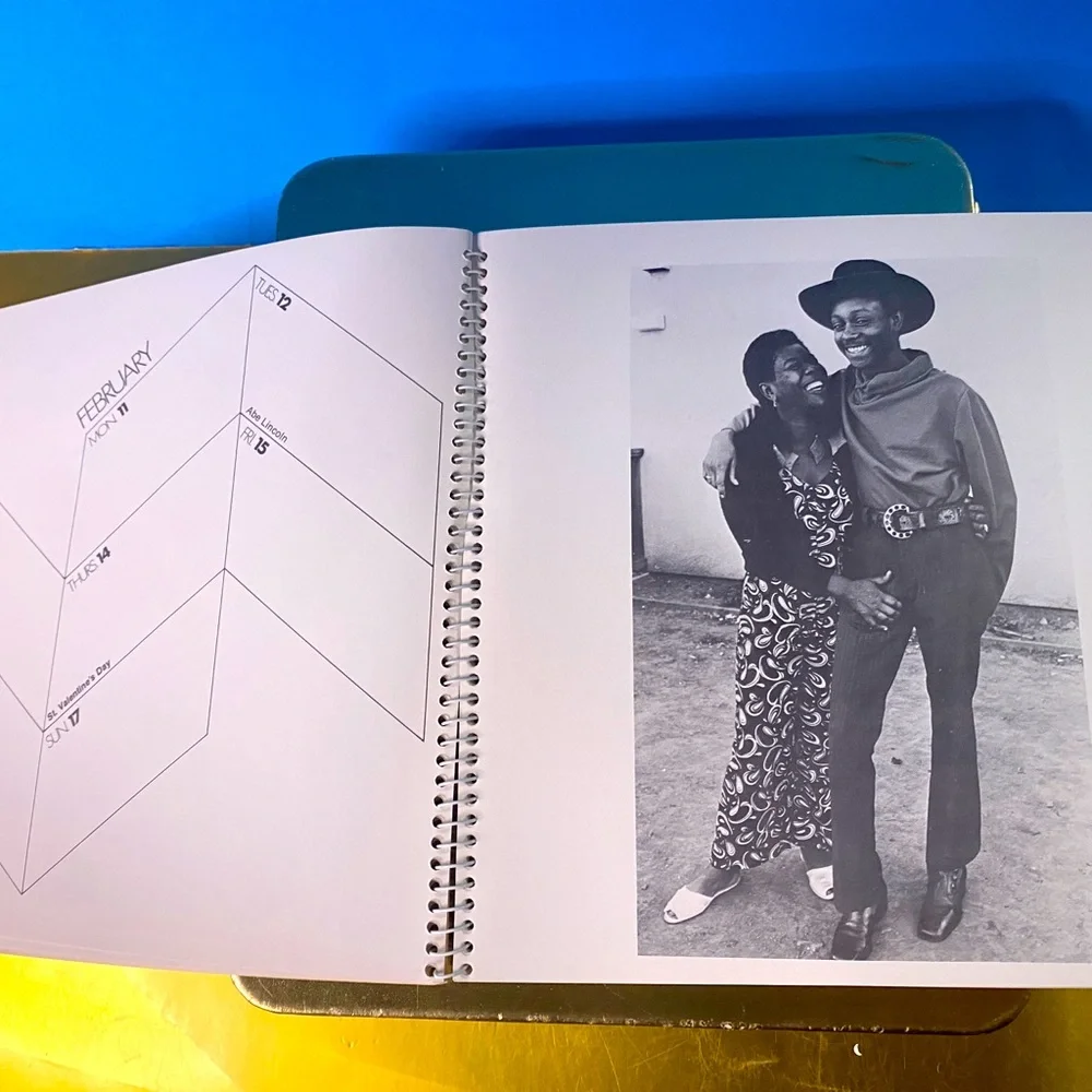 Vintage Rolling Stone Book of Days 1974 Calendar Book Unused, 8.5”x8.5”